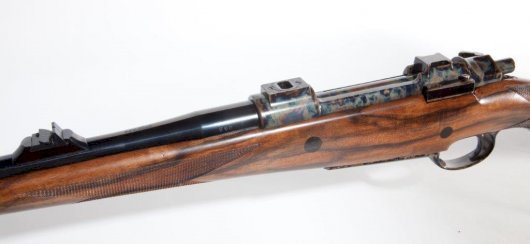 Carabine de chasse à verrou Prestige 476 Rigby jaspée - Détails